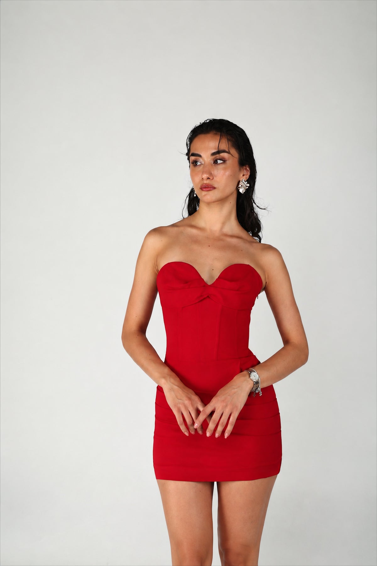 SIRIUS HEART COLLAR DRESS