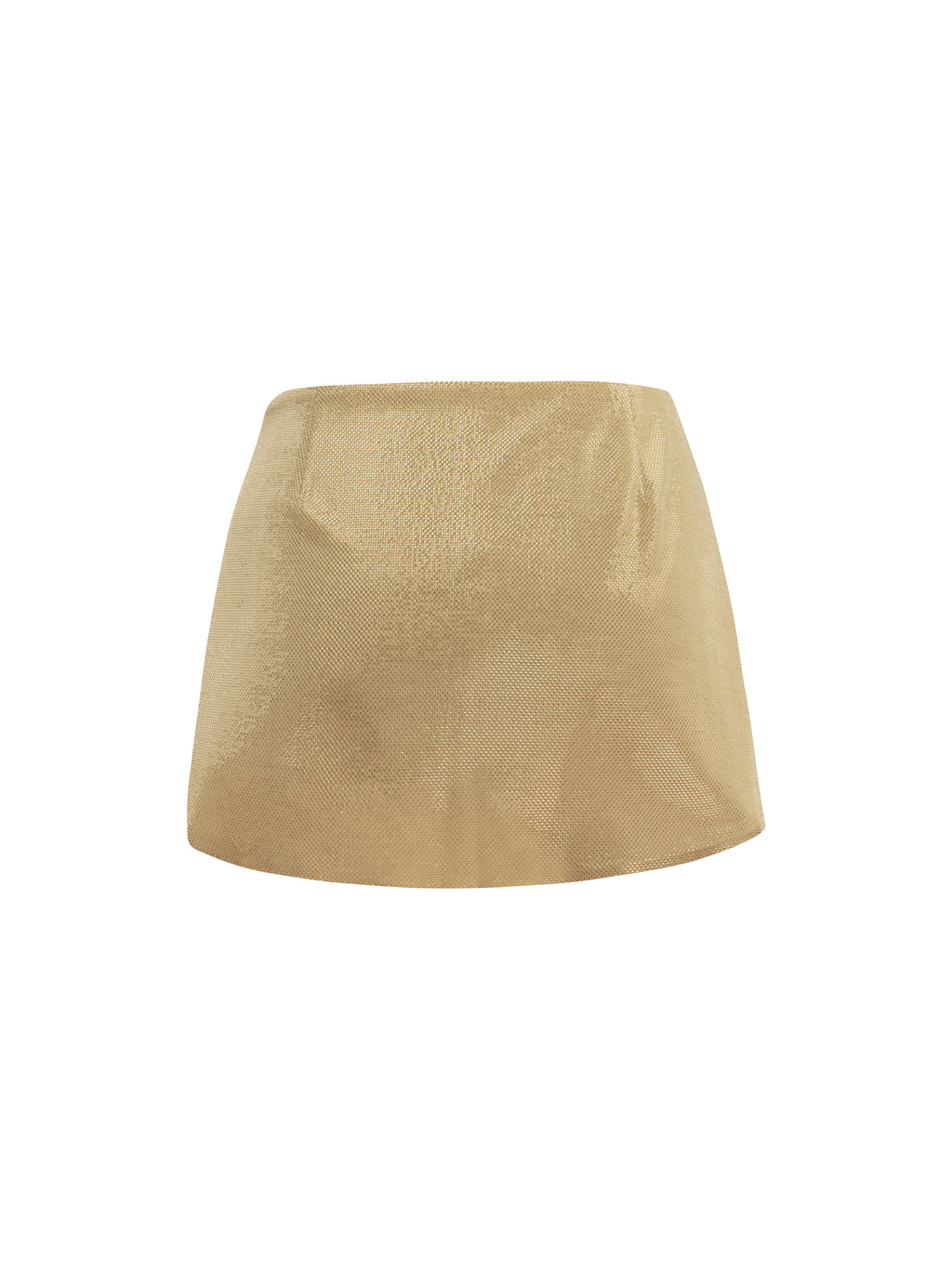 LYRA GOLD BUCKLED SKIRT